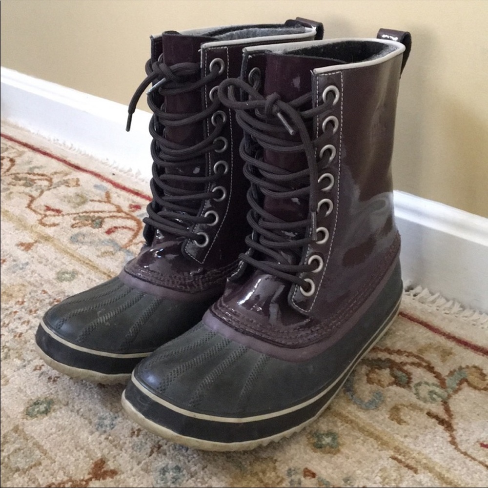 Sorel 1964 Premium Snow Boot in Glossy Purple